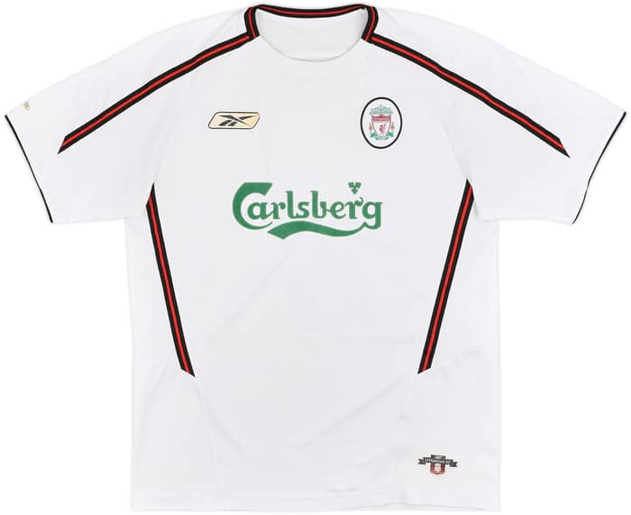 2003-04 Liverpool Away Shirt Gerrard #17 - 8/10 - (L)