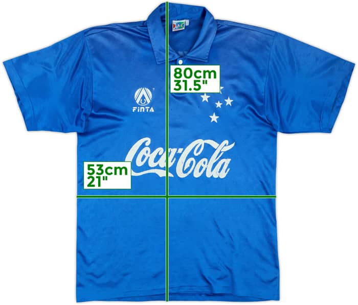 1992-93 Cruzeiro Home Shirt #5 - 5/10 - (L)