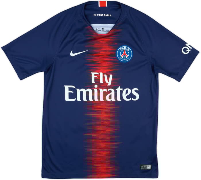 2018-19 Paris Saint-Germain Home Shirt Mbappe #7 - 8/10 - (S)