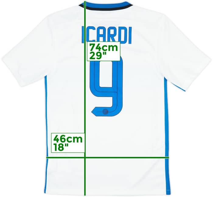 2015-16 Inter Milan Away Shirt Icardi #9 (S)