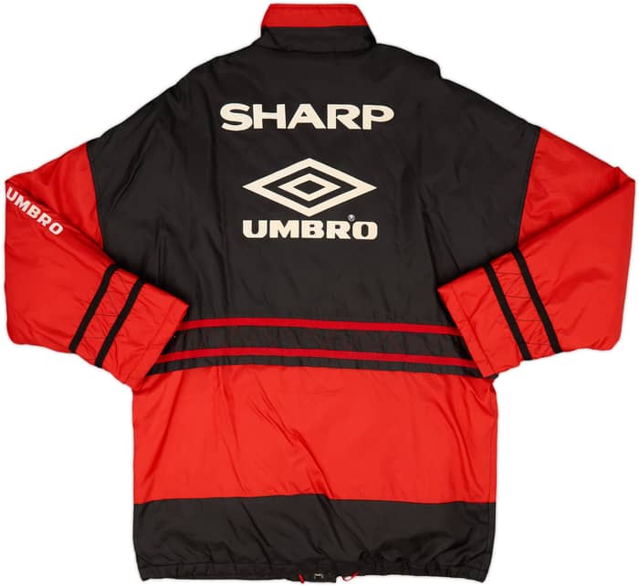 1996-97 Manchester United Umbro Padded Bench Coat - 9/10 - (L)