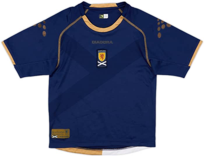 2007-08 Scotland Home Shirt - 9/10 - (S.Boys)