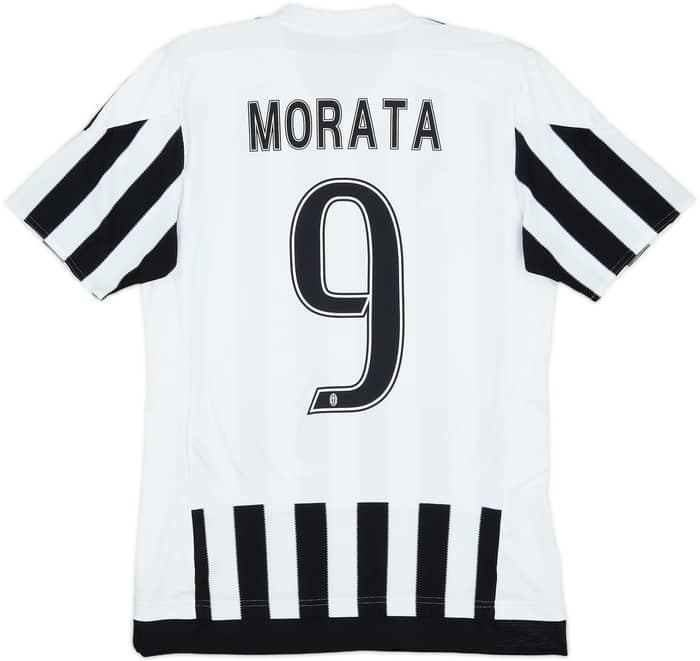 2015-16 Juventus Home Shirt Morata #9 - 8/10 - (S)