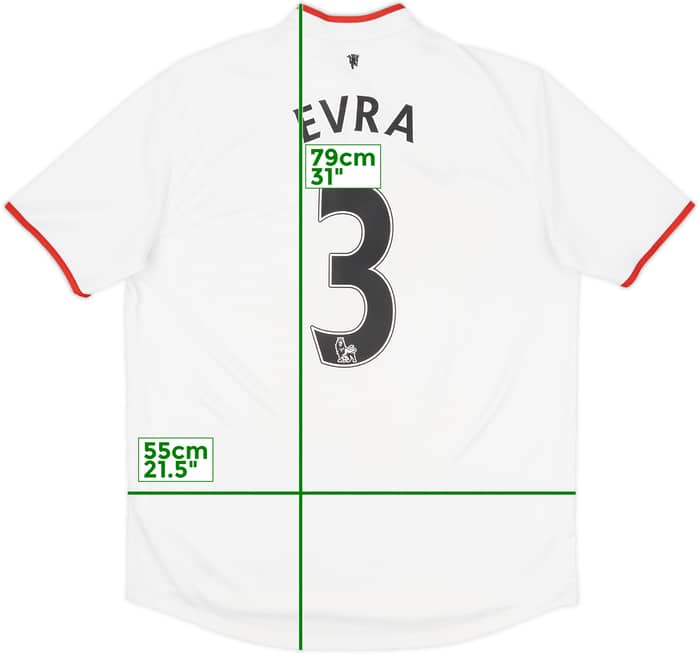 2012-14 Manchester United Away Shirt Evra #3 - 7/10 - (L)