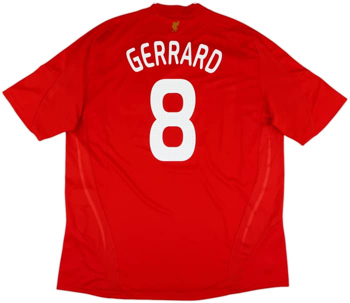 2008-10 Liverpool Home Shirt Gerrard #8 - 7/10 - (3XL)