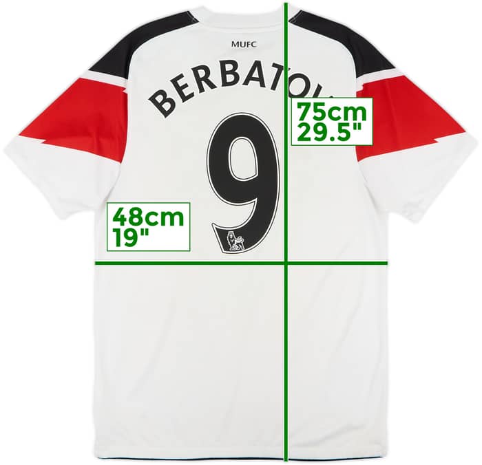 2010-12 Manchester United Away Shirt Berbatov #9 - 6/10 - (S)