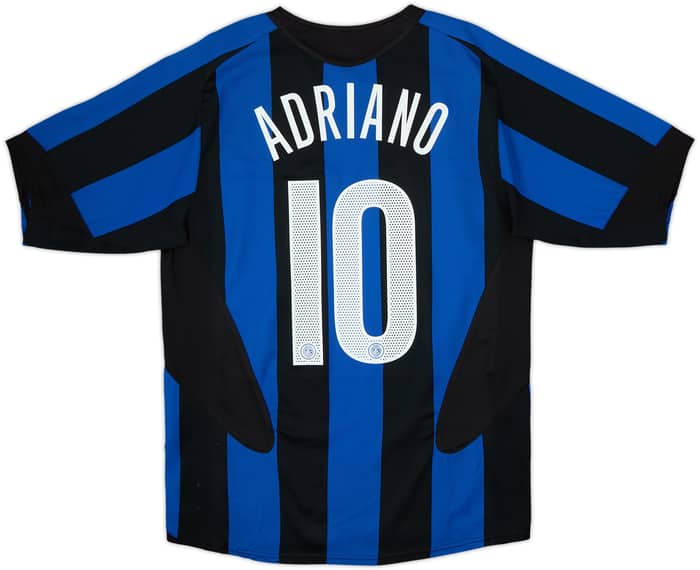 2005-06 Inter Milan Home Shirt Adriano #10 - 5/10 - (M)