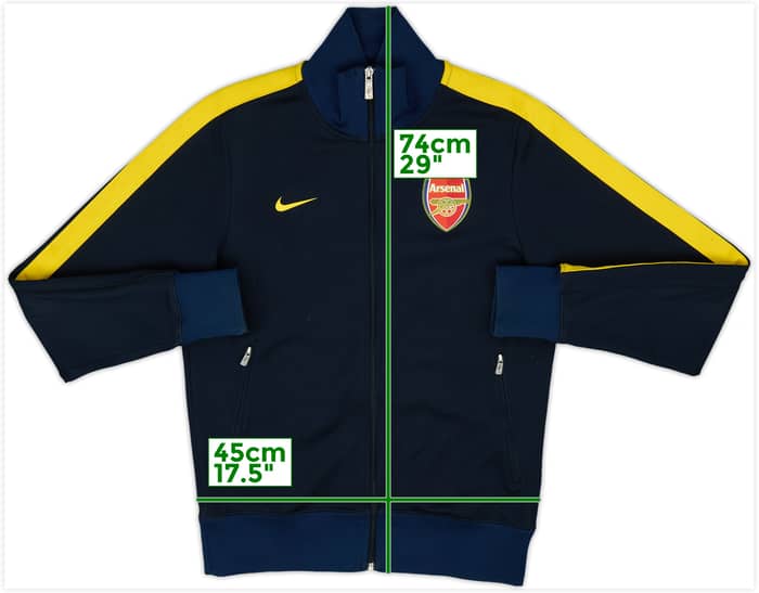 2012-13 Arsenal Nike Track Jacket - 8/10 - (S)