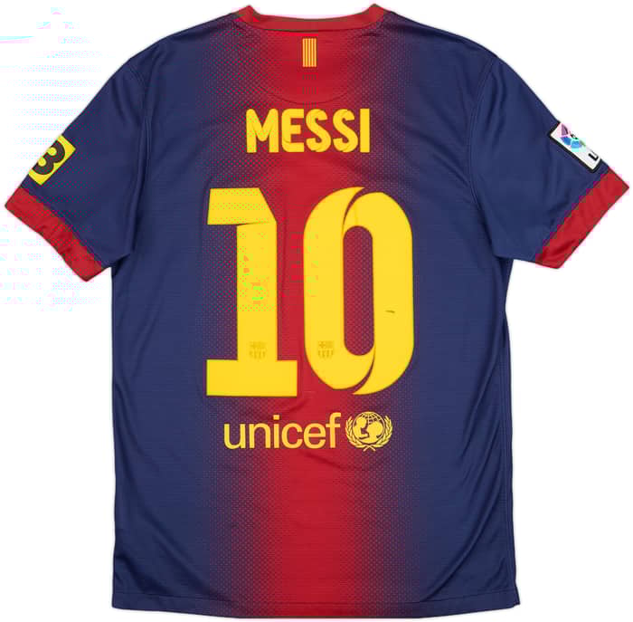 2012-13 Barcelona Home Shirt Messi #10 - 6/10 - (S)