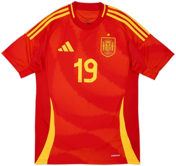 2024-25 Spain Home Shirt Lamine Yamal #19 - 9/10 - (S)