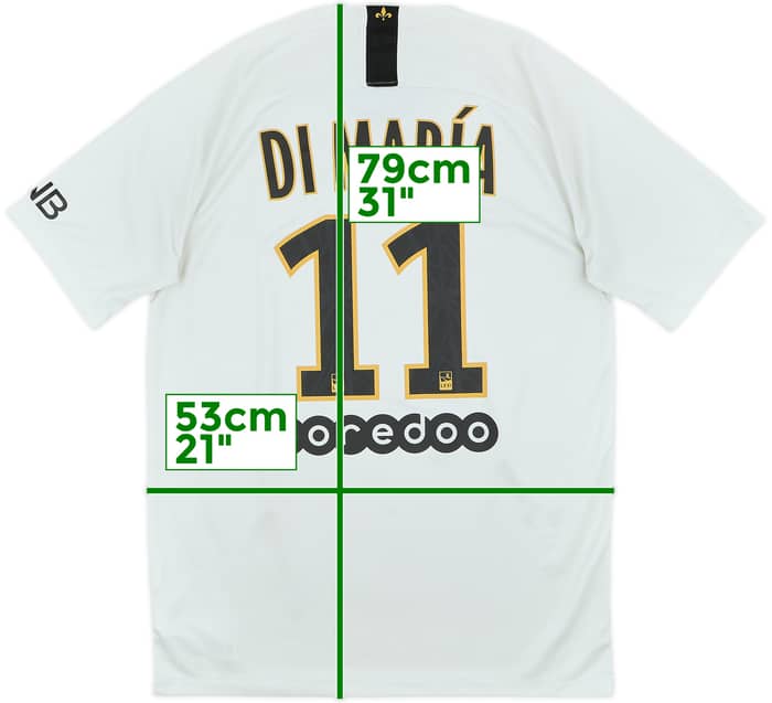 2018-19 Paris Saint-Germain Away Shirt Di Maria #11 - 10/10 - (M)