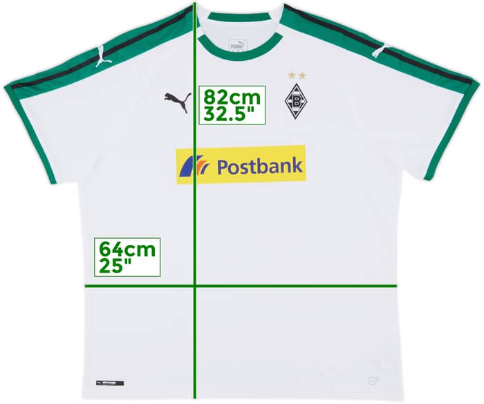 2018-19 Borussia Monchengladbach Home Shirt - 9/10 - (3XL)