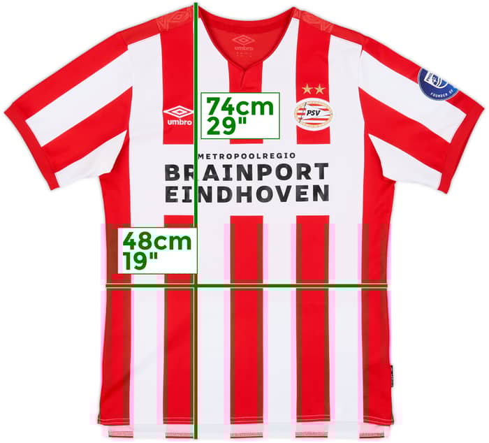 2019-20 PSV Home Shirt - 9/10 - (M)