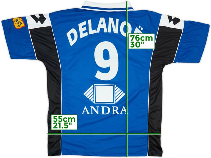 2000-01 Troyes Home Shirt Delanoe #9 (XL)