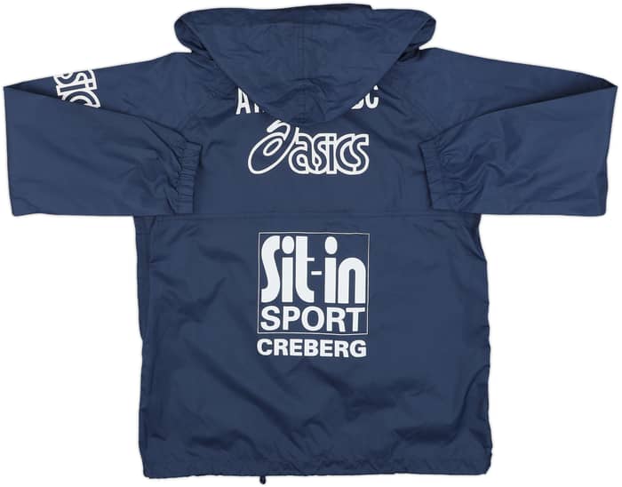 2002-03 Atalanta Asics 1/4 Zip Rain Jacket - 9/10 - (XL.Boys)