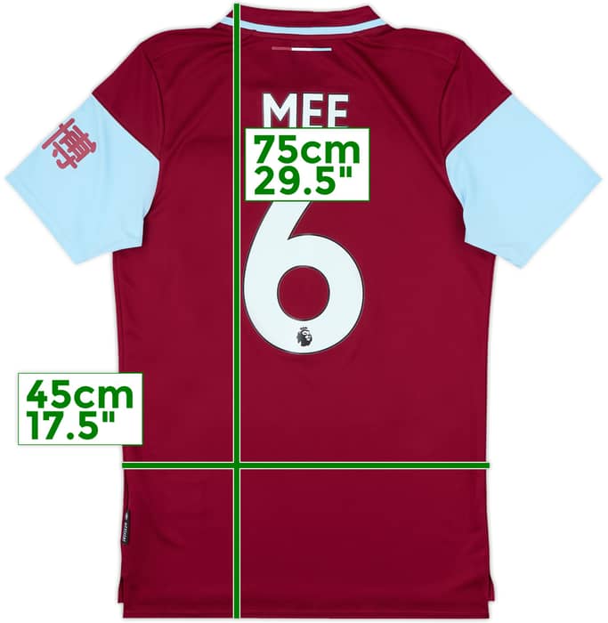 2019-20 Burnley Home Shirt Mee #6 - 10/10 - (S)