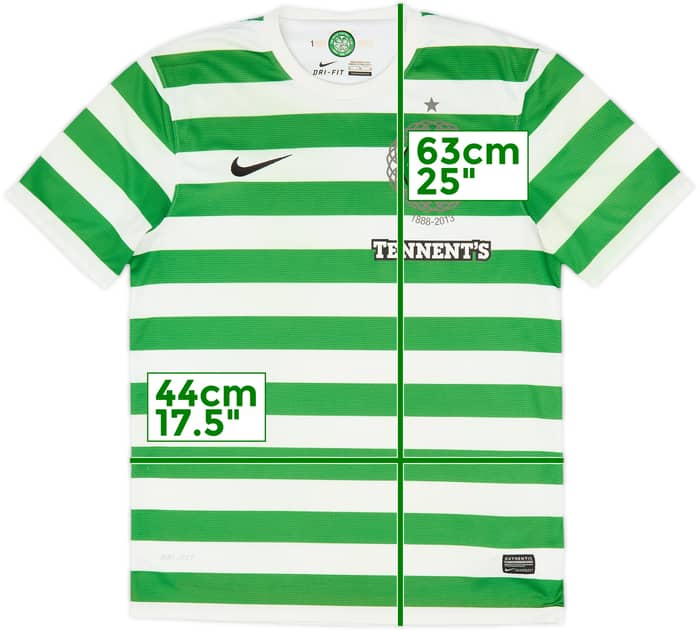 2012-13 Celtic '125th Anniversary' Home Shirt - 8/10 - (M)