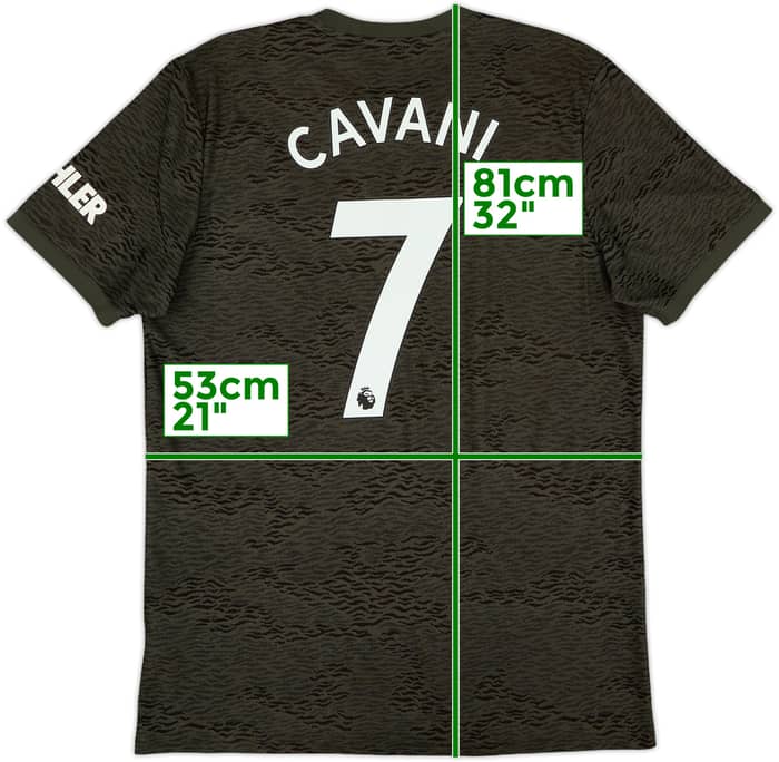 2020-21 Manchester United Away Shirt Cavani #7 - 6/10 - (L)