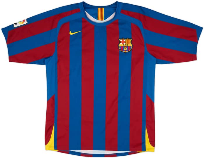 2005-06 Barcelona Home Shirt Messi #30 - 9/10 - (L)