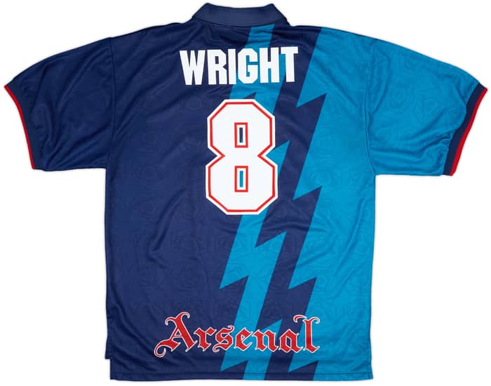 1995-96 Arsenal Away Shirt Wright #8 - 8/10 - (XXL)