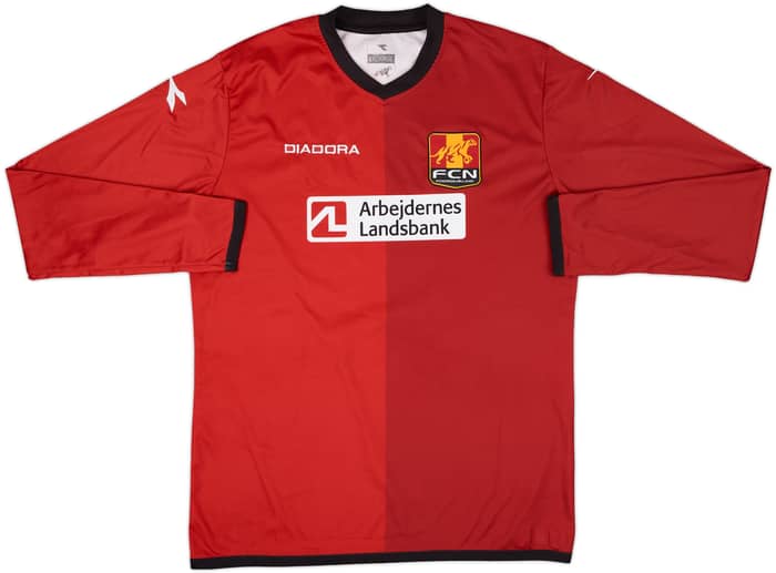 2013-14 FC Nordsjaelland Home L/S Shirt - 8/10 - (XL)
