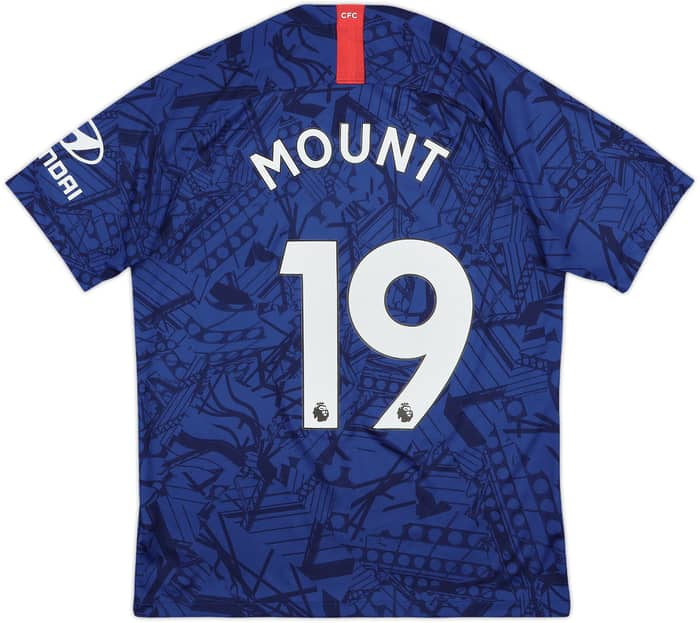 2019-20 Chelsea Home Shirt Mount #19 - 8/10 - (M)