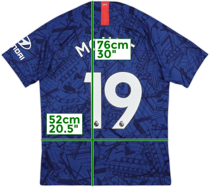 2019-20 Chelsea Home Shirt Mount #19 - 8/10 - (M)