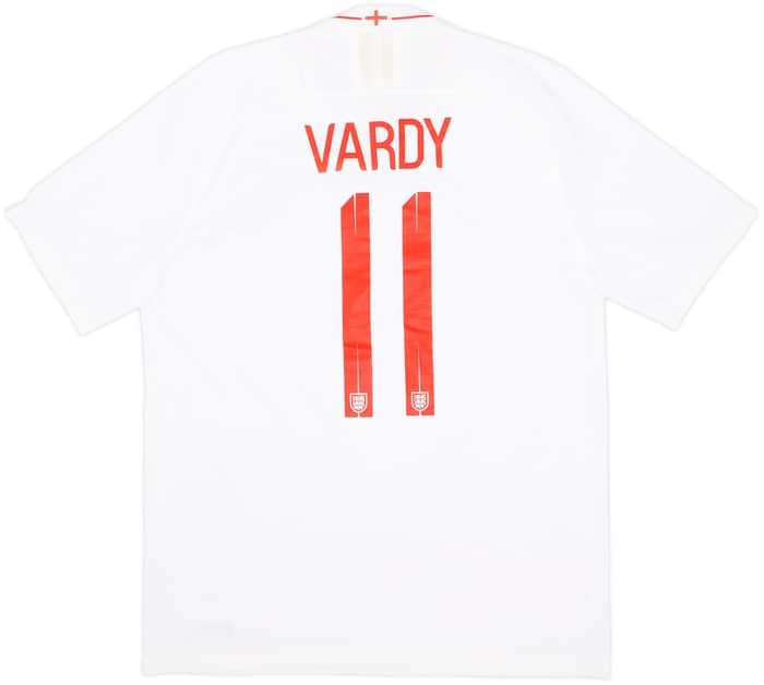 2018-19 England Home Shirt Vardy #11 - 8/10 - (M)