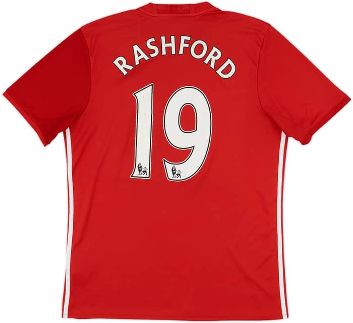 2016-17 Manchester United Home Shirt Rashford #19 - 5/10 - (L)