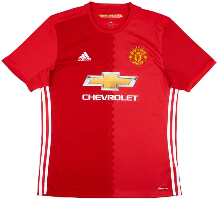 2016-17 Manchester United Home Shirt Pogba #6 - 7/10 - (L)