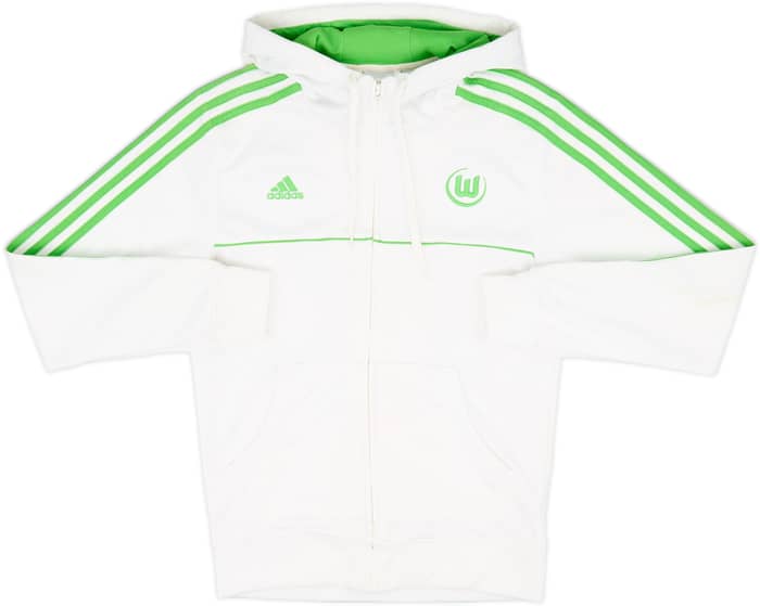 2010-11 Wolfsburg adidas Hooded Sweat Top - 9/10 - (XS)