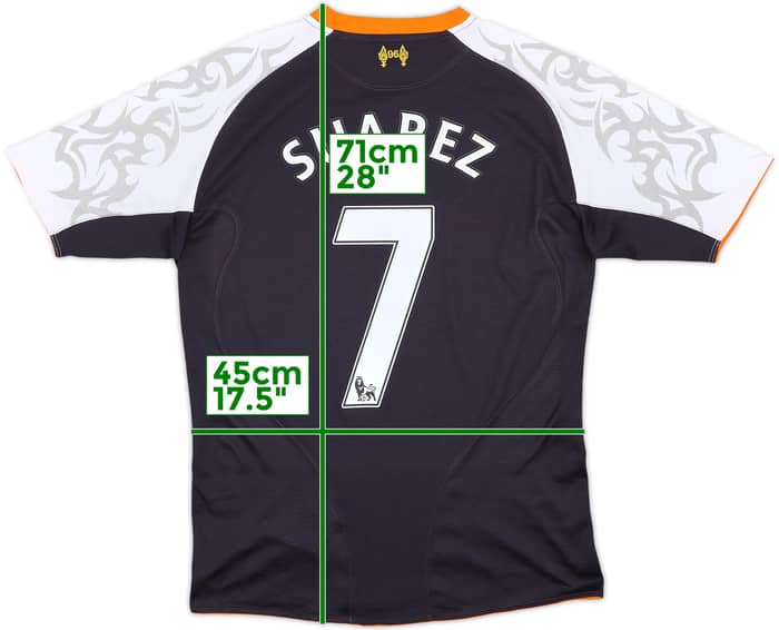 2012-13 Liverpool Third Shirt Suarez #7 - 8/10 - (S)