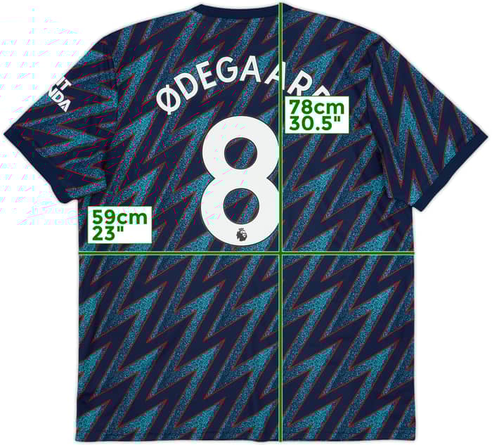 2021-22 Arsenal Third Shirt Odegaard #8 - 10/10 - (XL)