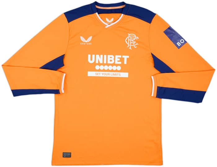 2022-23 Rangers Third L/S Shirt - 8/10 - (M)