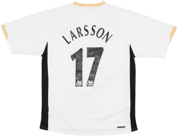 2006-08 Manchester United Away Shirt Larsson #17 - 5/10 - (L)