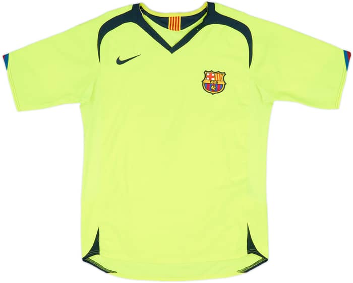 2005-06 Barcelona Away Shirt - 8/10 - (XL.Boys)