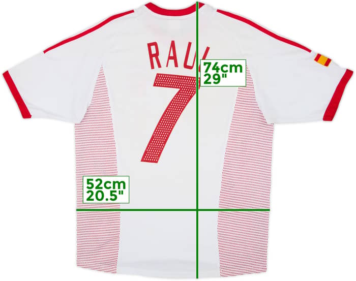 2002-04 Spain Away Shirt Raul #7 - 4/10 - (M)
