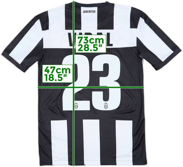 2012-13 Juventus Home Shirt Vidal #23 (S)