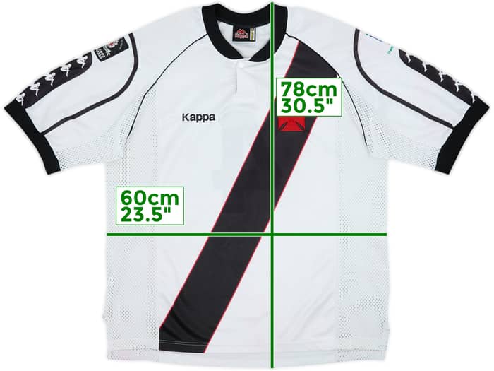 1998 Vasco da Gama Away Shirt #4 - 6/10 - (XL)