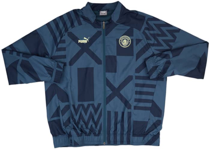 2022-23 Manchester City Puma Track Jacket - 9/10 - (Women's XL)