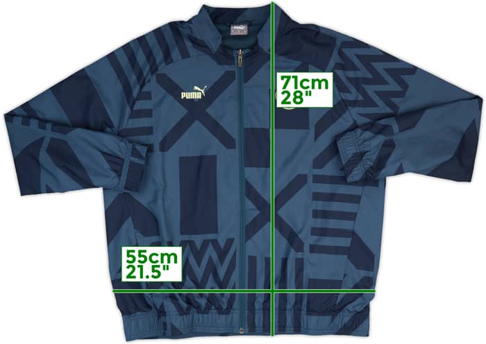 2022-23 Manchester City Puma Track Jacket - 9/10 - (Women's XL)