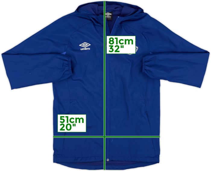 2018-19 Everton Umbro Hooded Track Jacket - 6/10 - (S)