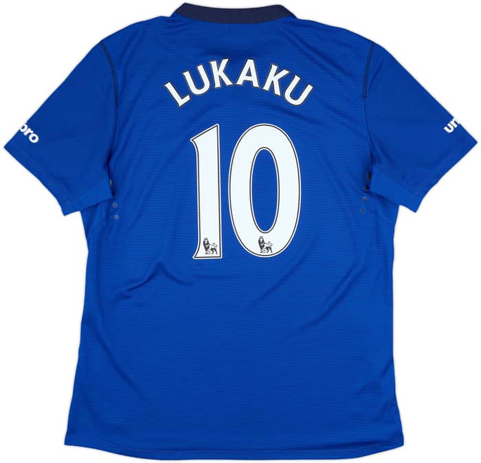 2014-15 Everton Home Shirt Lukaku #10 - 7/10 - (L)