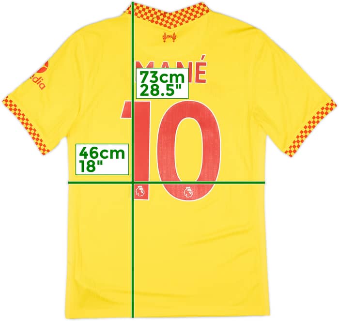 2021-22 Liverpool Third Shirt Mane #10 - 10/10 - (S)