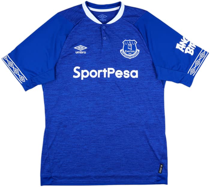 2018-19 Everton Home Shirt Baines #3 - 10/10 - (L)
