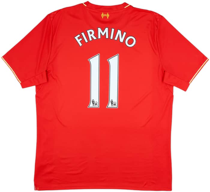 2015-16 Liverpool Home Shirt Firmino #11 - 8/10 - (XL)