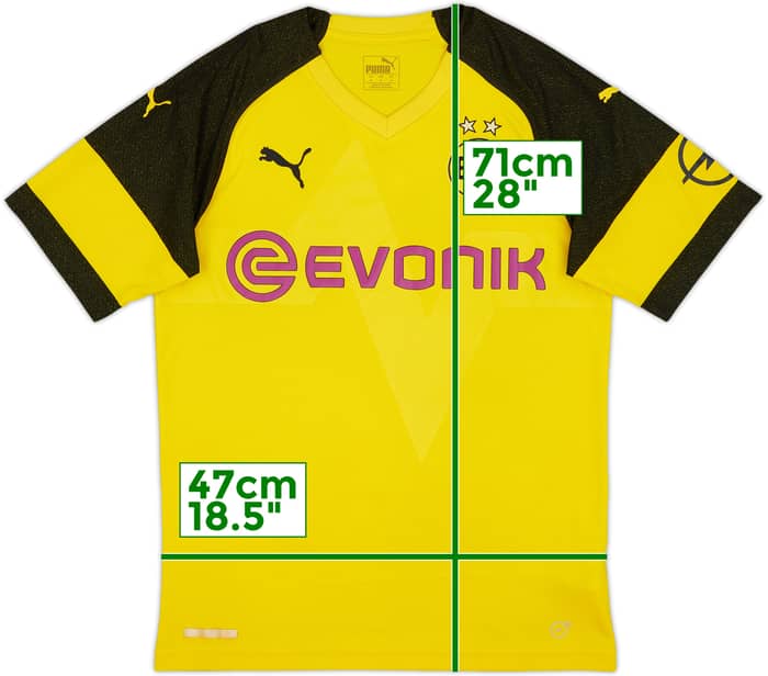 2018-19 Borussia Dortmund Home Shirt - 6/10 - (M)