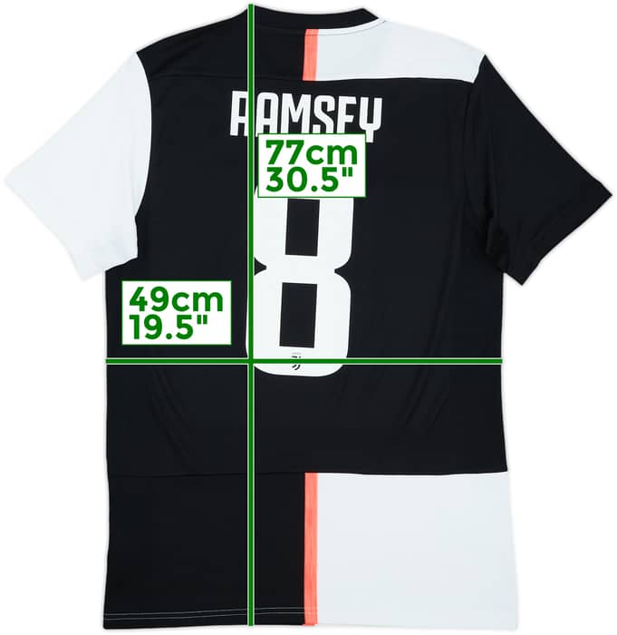 2019-20 Juventus Home Shirt Ramsey #8 - 7/10 - (M)