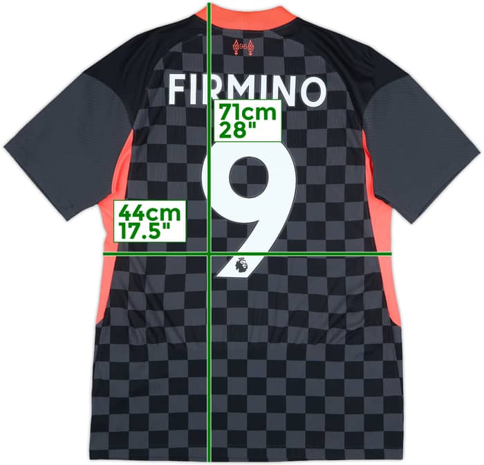 2020-21 Liverpool Authentic Third Shirt Firmino #9 - 10/10 - (S)