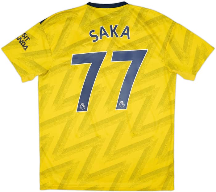 2019-20 Arsenal Away Shirt Saka #77 - 7/10 - (L)
